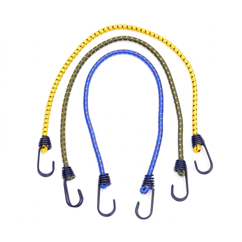 Outdoor Camping Extension Cord - 60 センチメートルバンジーコード弾性ゴムフック付きテントロープ衣類乾燥ロープキャンプ荷物包装アウトドアアクセサリー