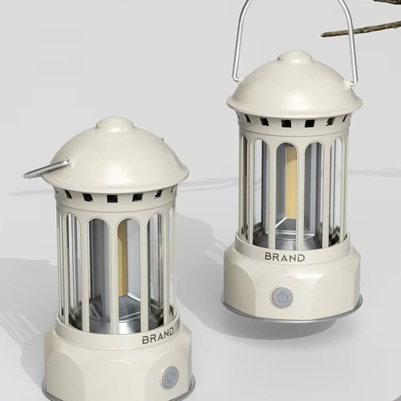 Outdoor Camping Lighting - 汎用レトロ屋外キャンプランタンポータブル Cob テントライト無段階調光タイプ C 高速充電長期耐久性キャンパーへのギフトに最適