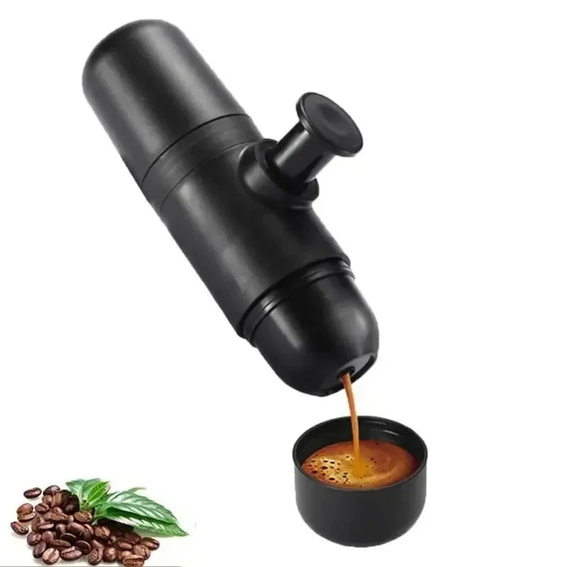Camp Percolator Coffee - ポータブルキャンプ用トラベルコーヒーメーカー、アウトドアコーヒーカップ、手動トラベルエスプレッソマシン