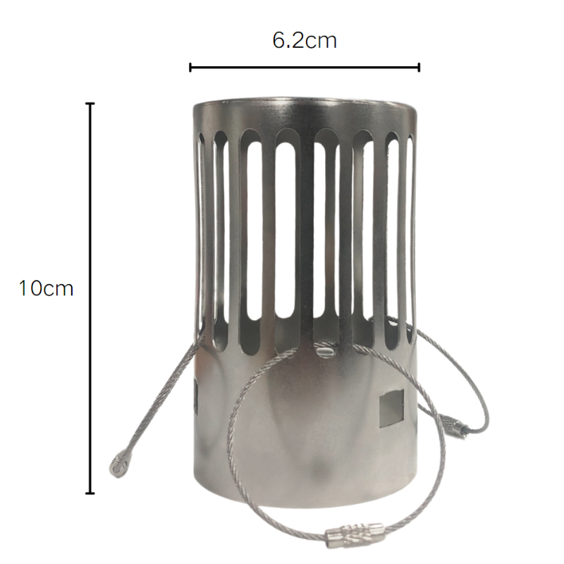Outdoor Camping Stove Wood - キャンプ用薪ストーブ煙突キャップ 62mm ステンレススチール製火花防止装置 雨よけ付き 耐熱ストーブパイプカバー テント用