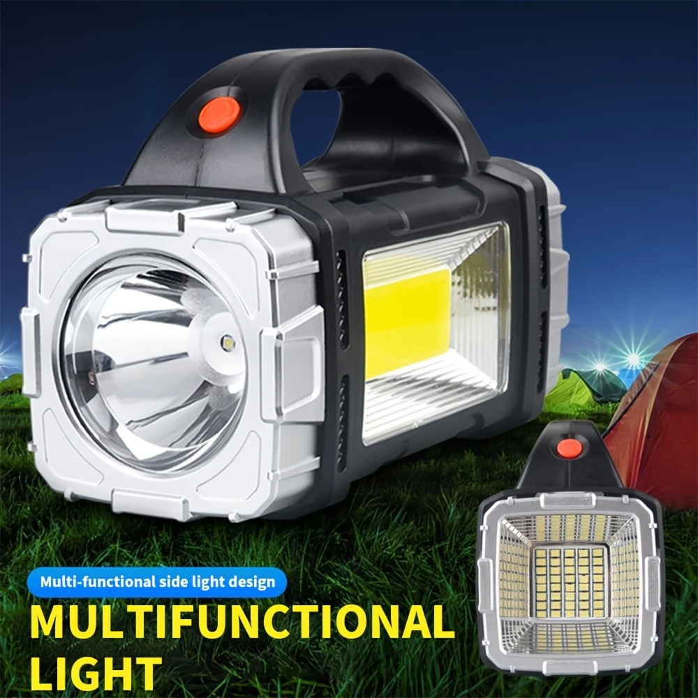 Outdoor Camping Lighting - ポータブル強力な USB 充電式懐中電灯ソーラー LED ライト COB