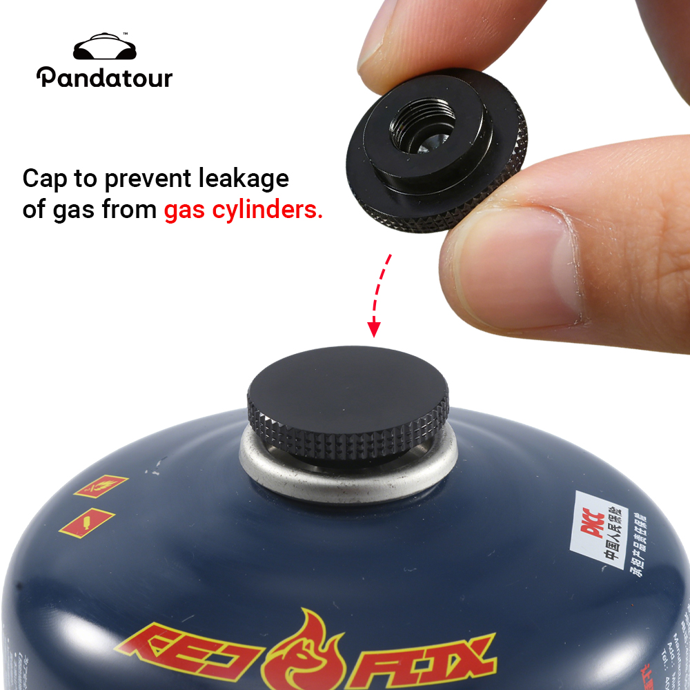 Outdoor Camping Heater For Tent - Pandatour アウトドア キャンプ用ガスタンク漏れ防止プラグ 液化ガス接続ラインブロッキングキャップ ガスタンクキャップ アウトドアストーブキャップ