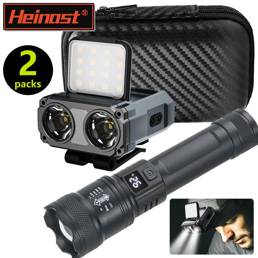 Headlamp - 超高輝度ミニ充電式ヘッドランプ/ポータブルLED懐中電灯防水センサーハットライトヘッドランプ釣りキャンプアウトドア用