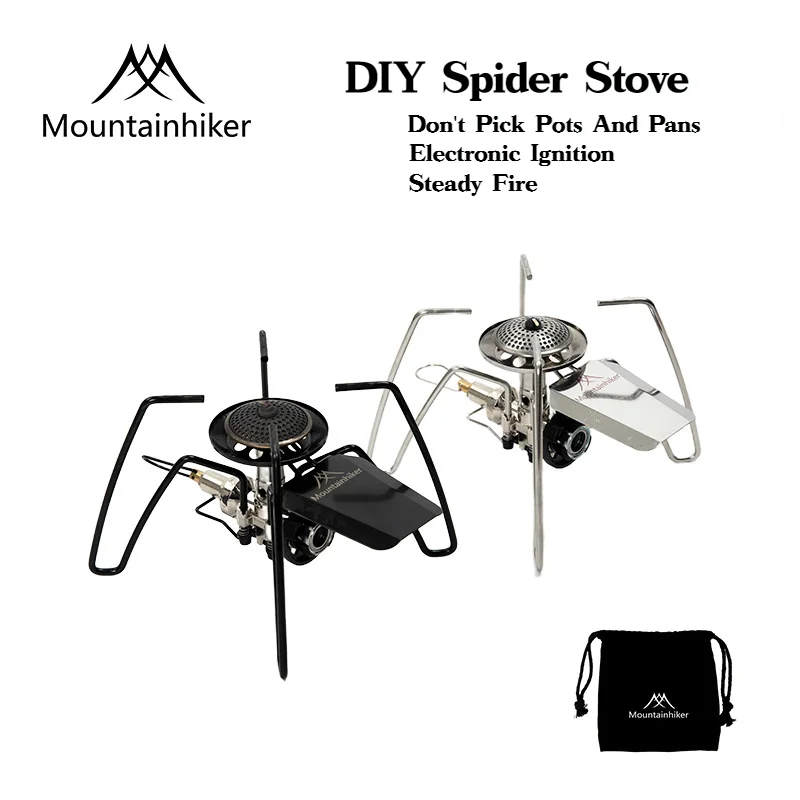 Outdoor Camping Stove Wood - 登山家の折りたたみ式スパイダーストーブ、ポータブルステンレス鋼ストーブバーナー、軽量サバイバルツール、観光ピクニックハイキング、屋外