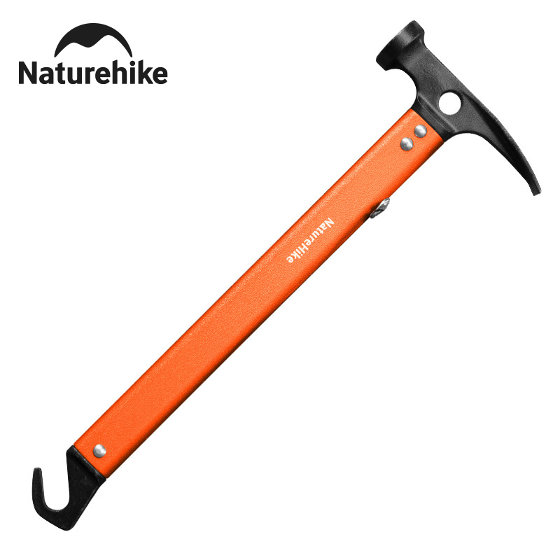 Outdoor Camping Utensils - Naturehike アルミ合金キャンプネイルハンマー強力で耐久性のある多機能ハンマー屋外テント屋外サバイバル機器用
