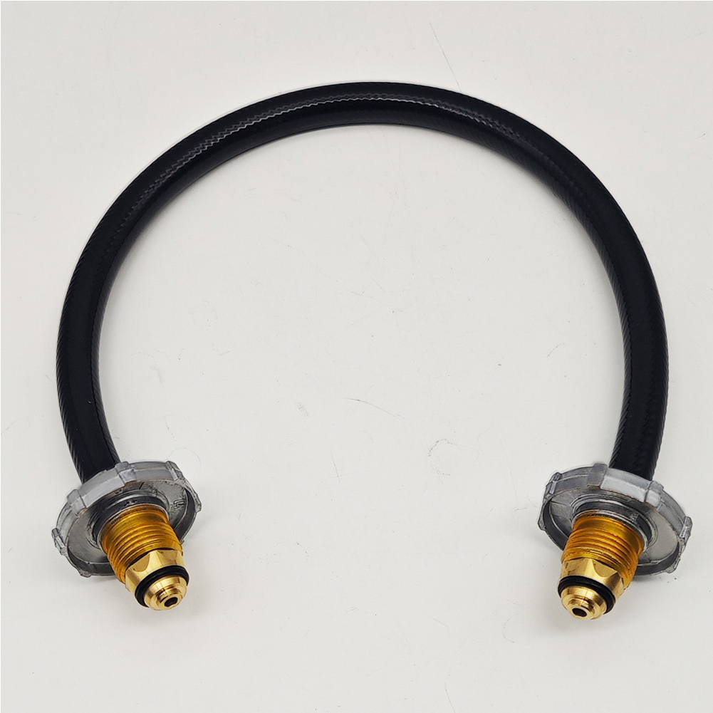 Outdoor Camping Heater For Tent - 60cm相互充填ブリッジプロパンシリンダータンクブリッジホース直接接続キャニスターガス充填アダプターキャンプ用品