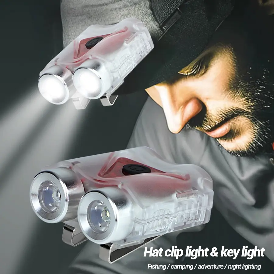 充電式ハンズフリーLEDヘッドランプ、防水キーチェーンマグネ - Outdoor Camping Lighting のレビューと価格