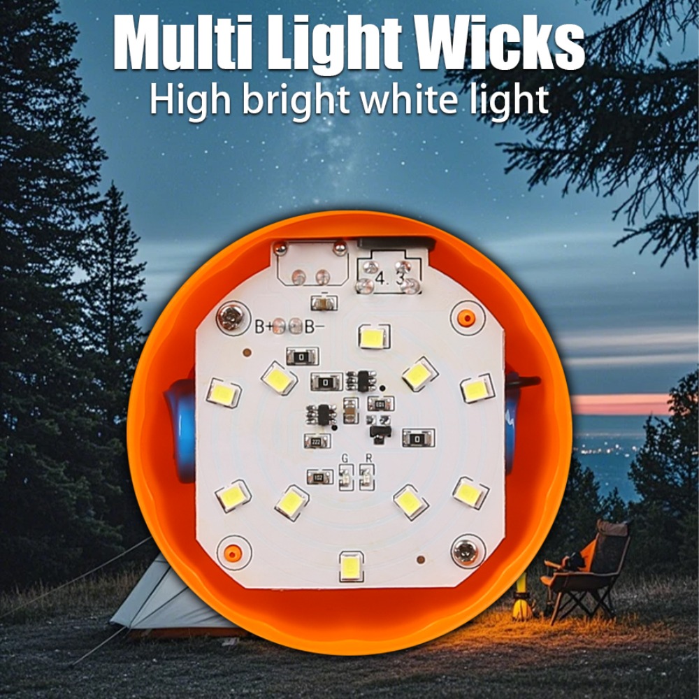 ポータブルミニキャンプランプ 4つの照明モード フック付き  - Outdoor Camping Lighting のレビューと価格
