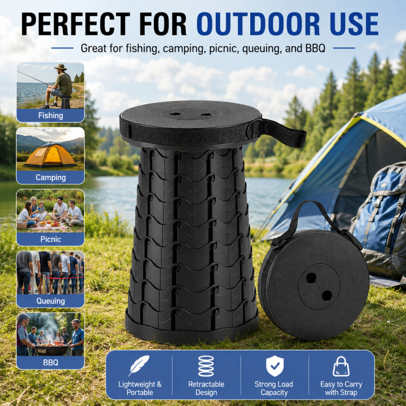 2026 ポータブル折りたたみ釣り用スツール 軽量コンパクト - Outdoor Camping Events 2026 のレビューと価格