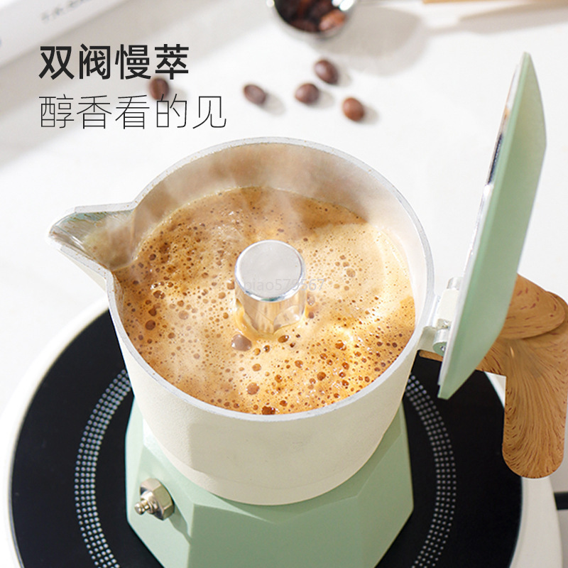 バルブモカポット 3バール ストーブトップエスプレッソメーカ - Camp Percolator Coffee のレビューと価格