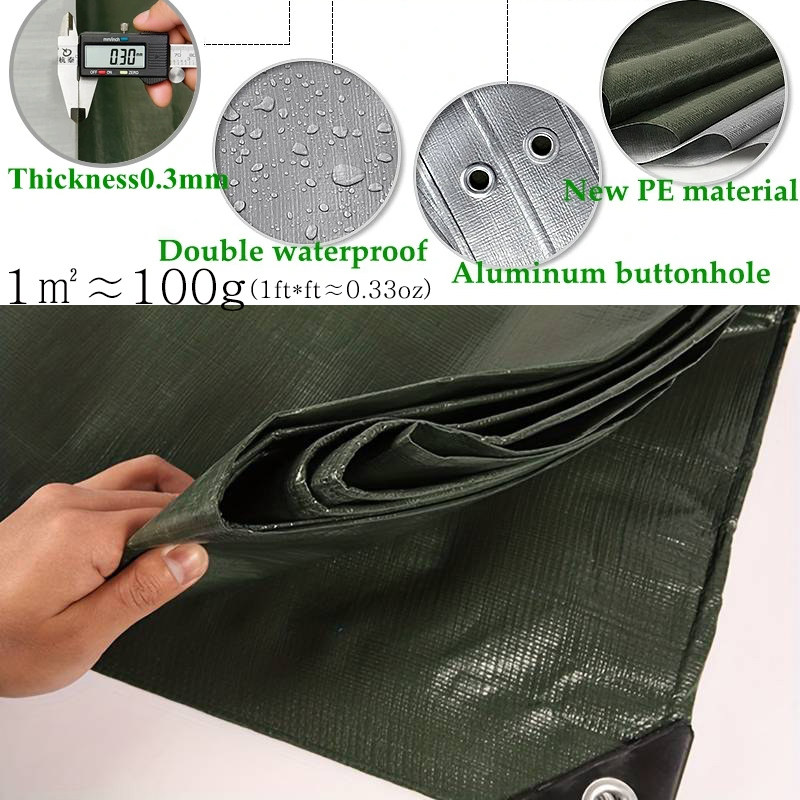 防水大型ターポリン カスタム 3×3 4 5 6 8 10  - Waterproof Tarp Shelter のレビューと価格