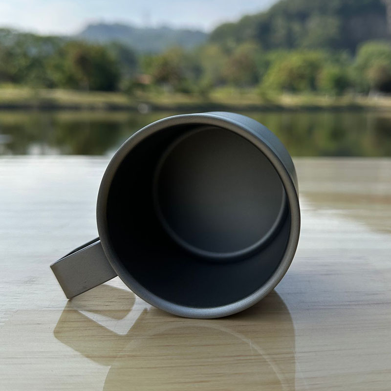 150ml ミニコーヒーマグ/ビールマグ、二層チタン合金、小 - Outdoor Camping Utensils のレビューと価格
