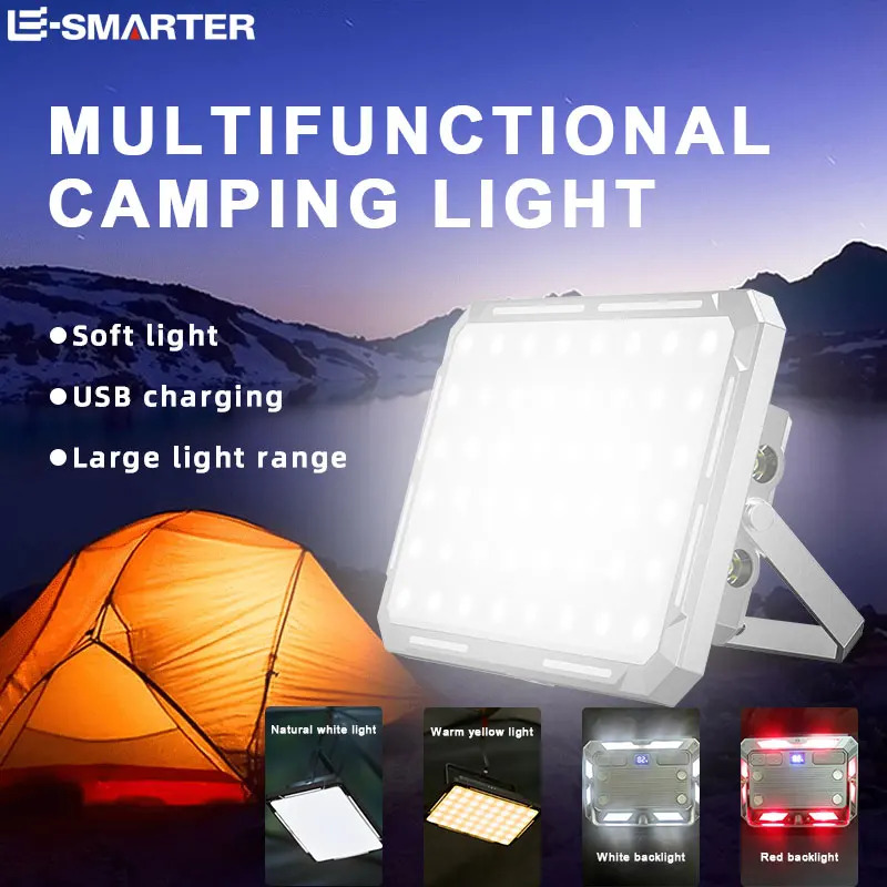 LED キャンプテントライト充電式サーチライトハイパワー屋外 - Outdoor Camping Lampe のレビューと価格