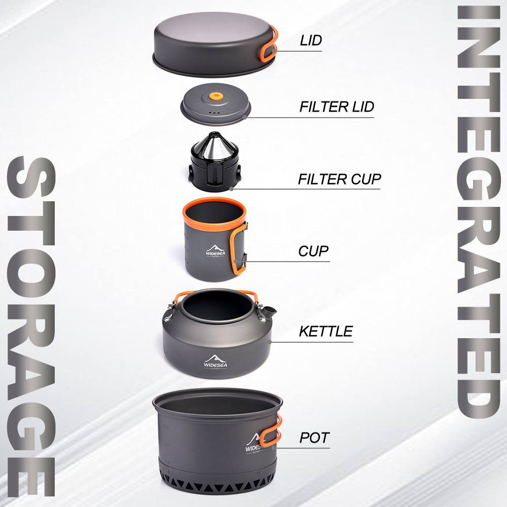 キャンプ食器アウトドア調理器具セットポット観光ケトルコーヒー - Outdoor Camping Uk のレビューと価格