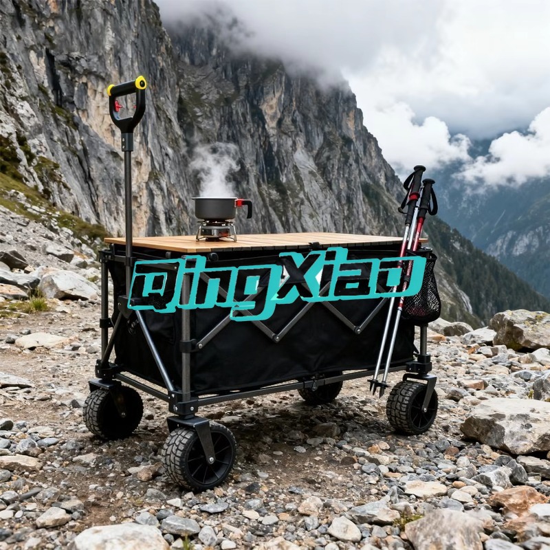 電動折りたたみ式キャンプワゴンカート、ポータブル屋外ピクニッ - Outdoor Camping Shop のレビューと価格
