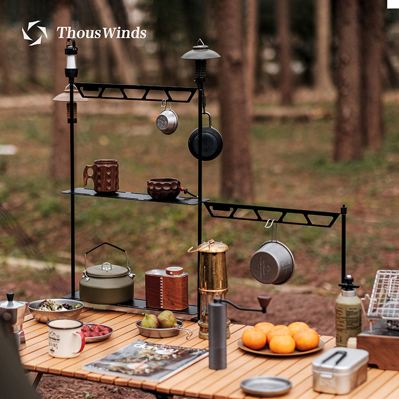ThousWinds キャンプテーブル拡張スタンドブラケット - Outdoor Camping Table With Storage のレビューと価格