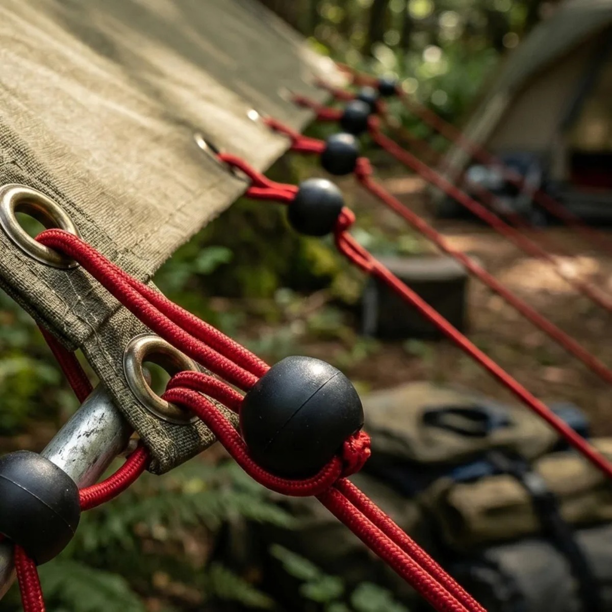多機能バンジーコードテント固定ロープバックル弾性タイダウンオ - Outdoor Camping Extension Cord のレビューと価格
