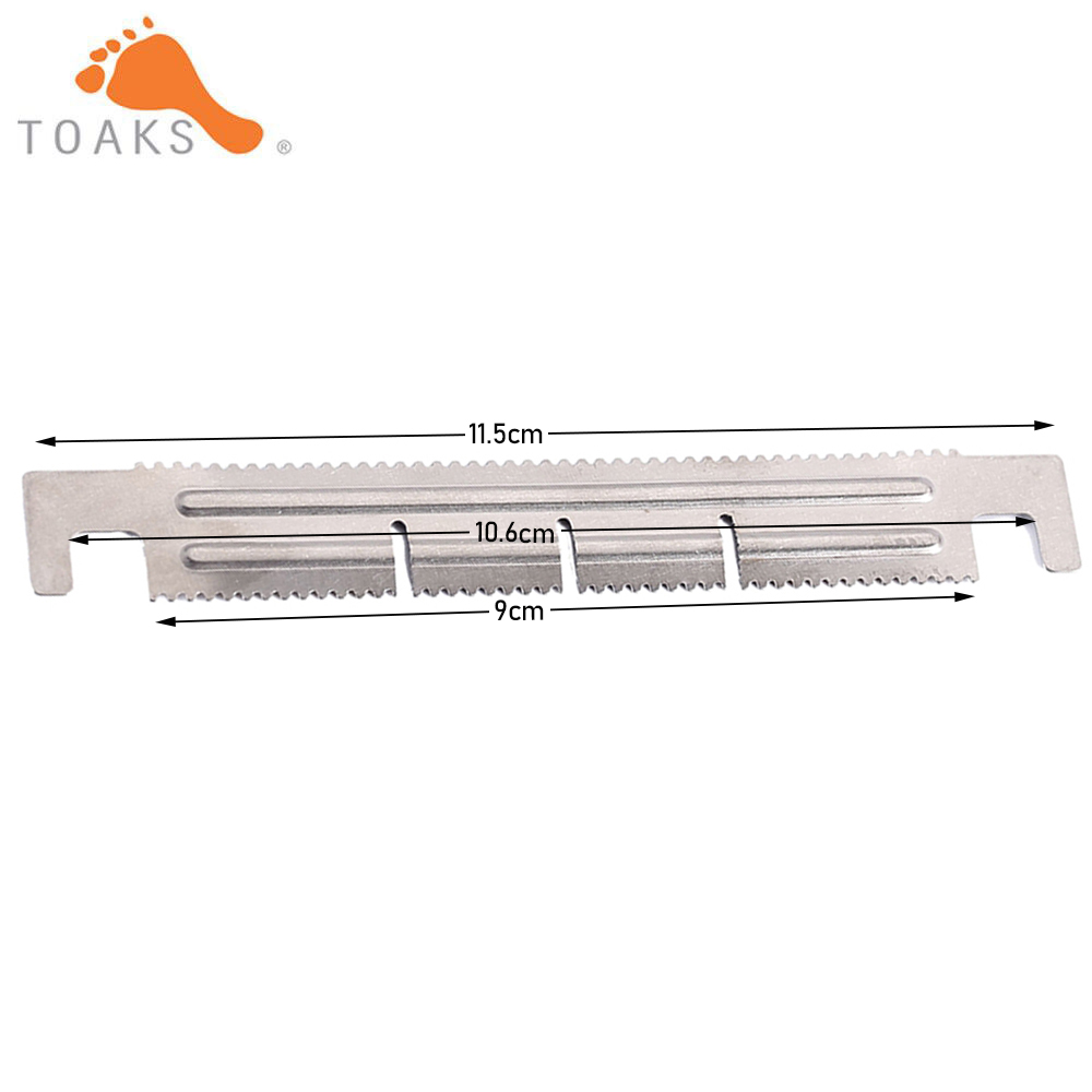 2/4/6 個 TOAKS 屋外チタン薪ストーブクロスバー  - Outdoor Camping Heater For Tent のレビューと価格
