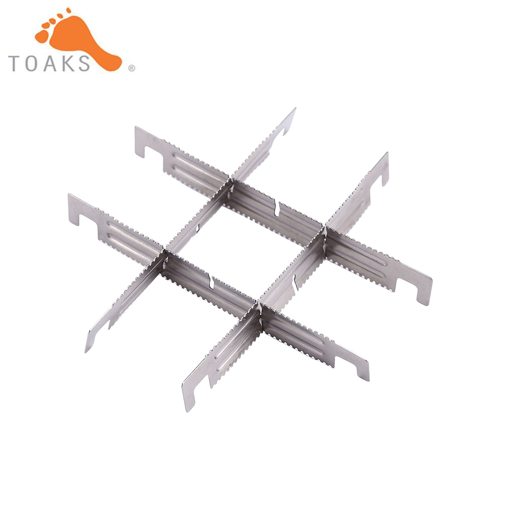 2/4/6 個 TOAKS 屋外チタン薪ストーブクロスバー  - Outdoor Camping Heater For Tent のレビューと価格