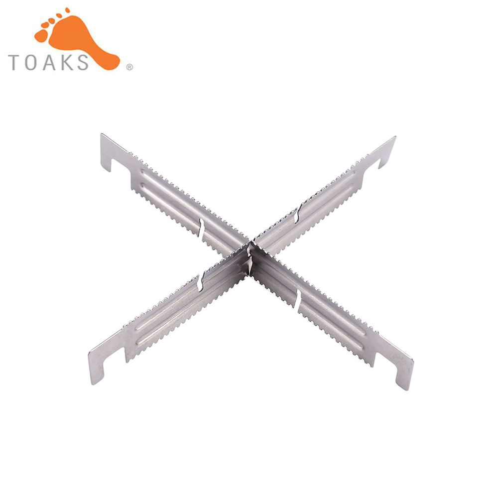 2/4/6 個 TOAKS 屋外チタン薪ストーブクロスバー  - Outdoor Camping Heater For Tent のレビューと価格