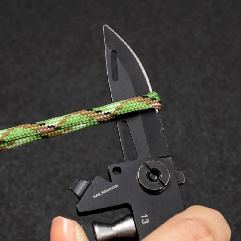 多機能EDCツールカード折りたたみ式ハサミナイフアウトドアキ - Outdoor Camping Utensils のレビューと価格