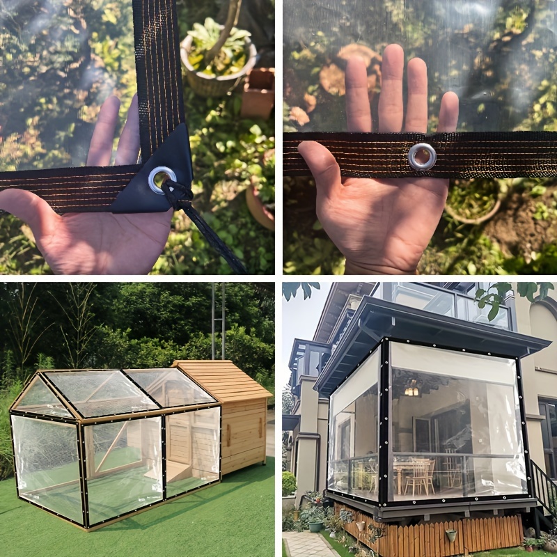 防水透明ターポリン,クリアプラントカバー,ガーデンテント,2 - Waterproof Tarp Shelter のレビューと価格