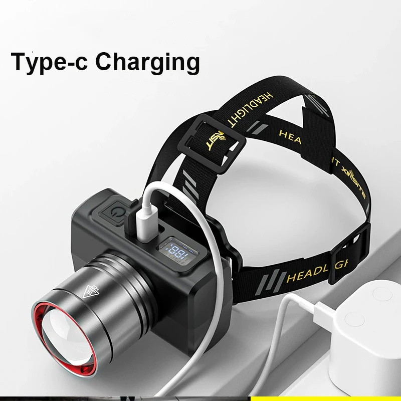 2026 LEDデジタル充電式ヘッドランプ 超高輝度ヘッドL - Headlamp のレビューと価格