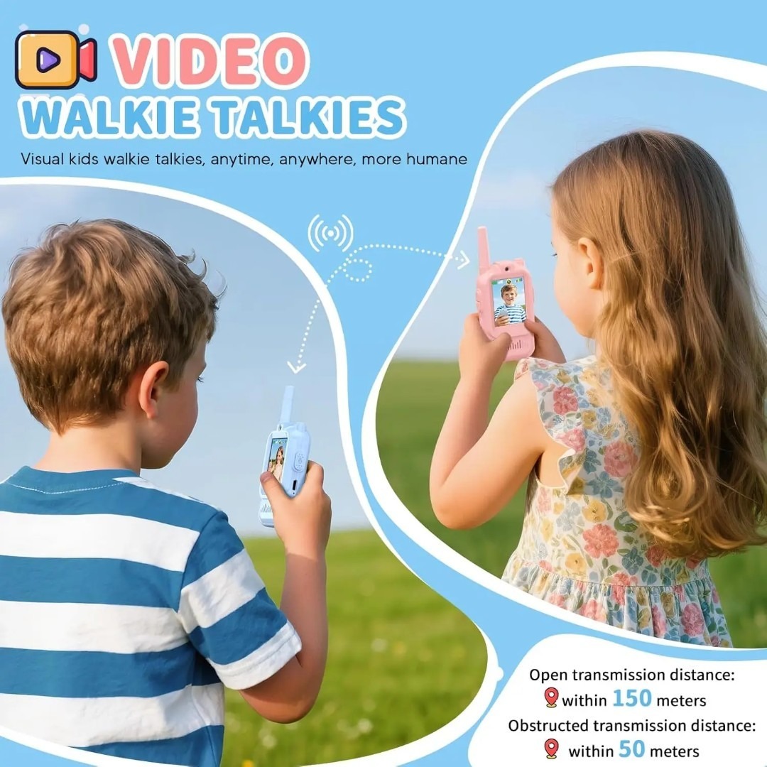 子供用トランシーバー2個セット 3～12歳向け 充電式双方向 - Outdoor Camping Videos のレビューと価格