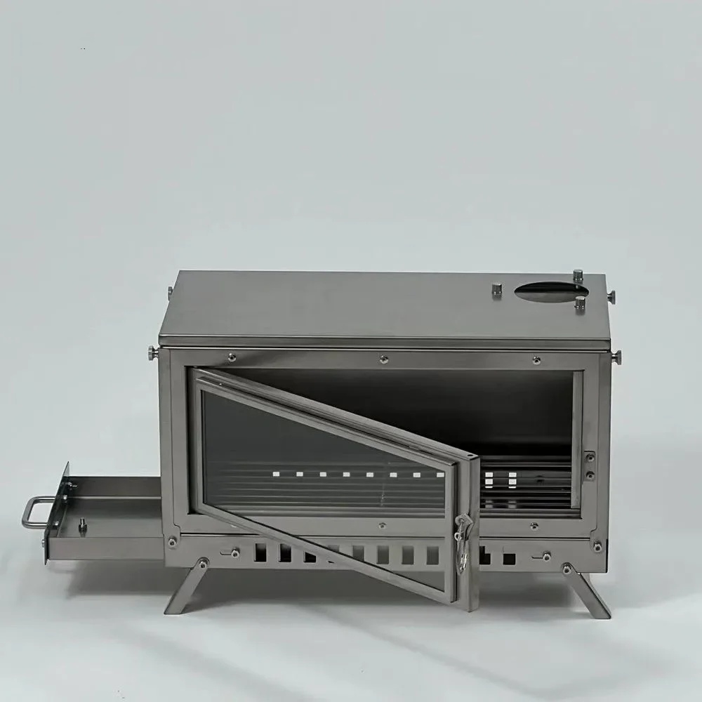 薪ストーブ テントストーブ 折りたたみ式 ポータブル 火鉢  - Outdoor Camping Stove Wood のレビューと価格