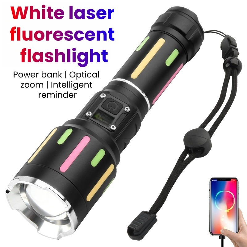 ハイパワー白色光蛍光懐中電灯充電式ズーム可能長距離懐中電灯屋 - Outdoor Camping Lighting のレビューと価格