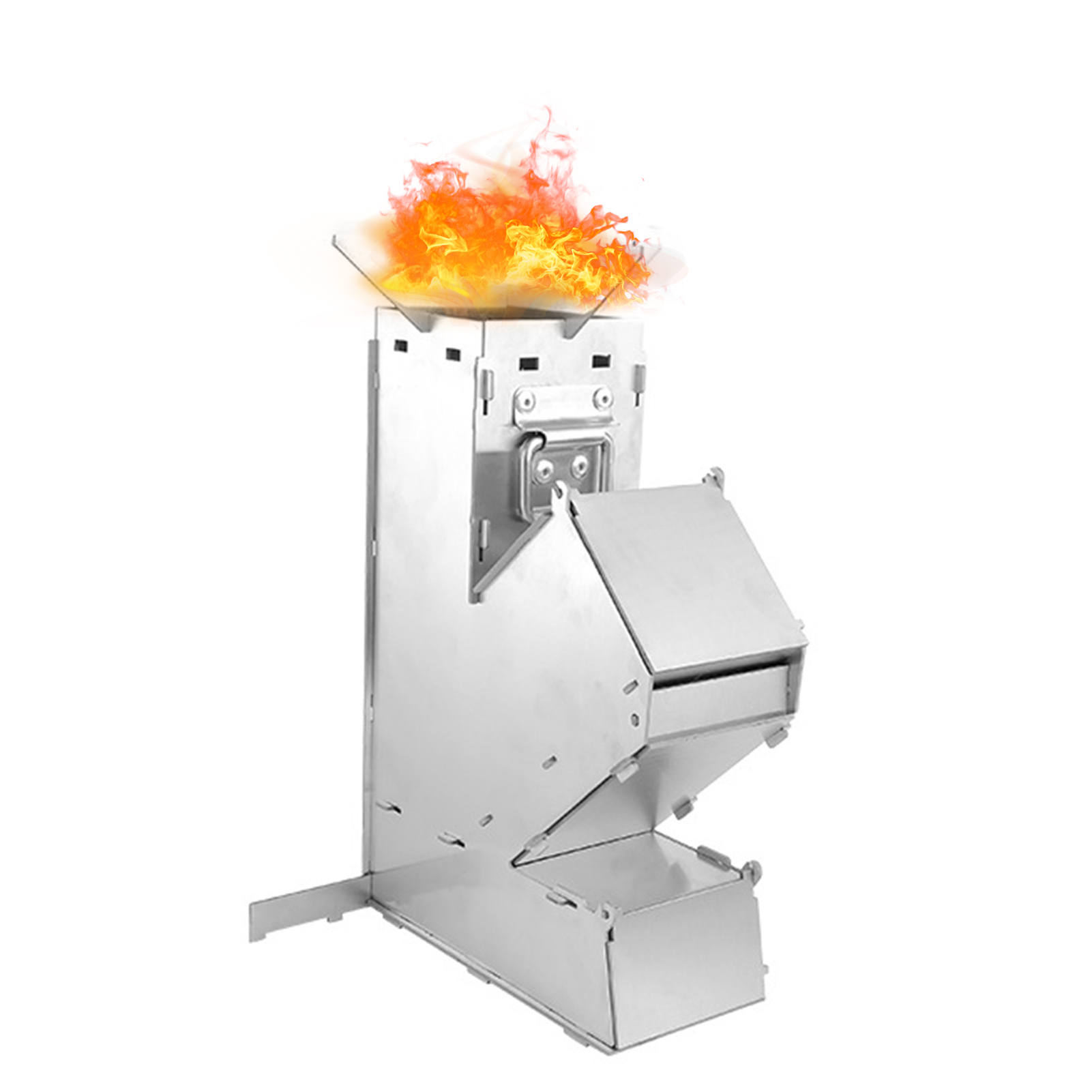 屋外の厚いステンレス鋼の薪ストーブ,キャンプ,ハイキング,キ - Outdoor Camping Stove Wood のレビューと価格