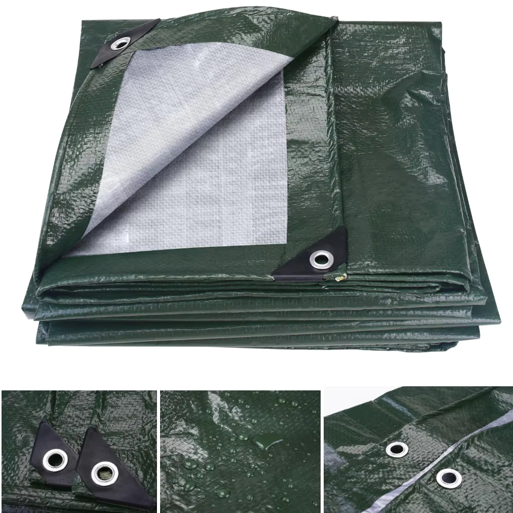 5x3m 4x3m 3x3m 大型防水タープ キャンプテント - Waterproof Tarp Shelter のレビューと価格