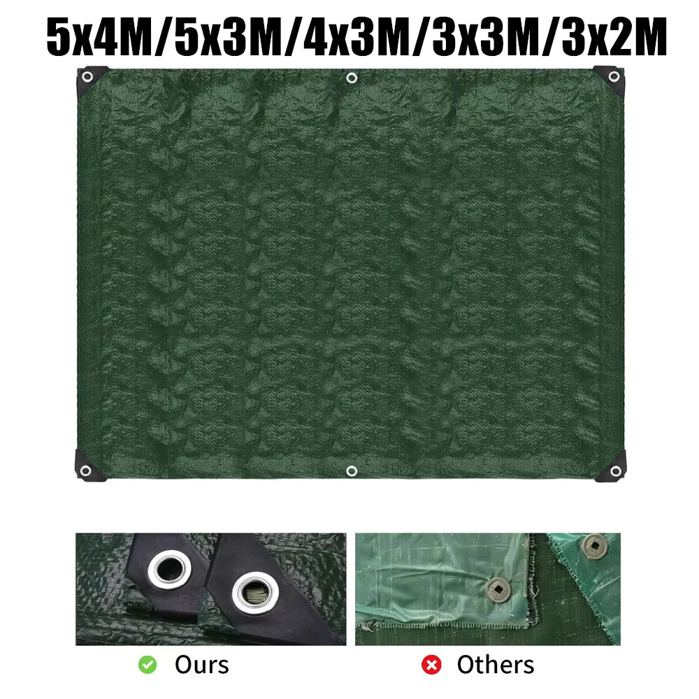 5x3m 4x3m 3x3m 大型防水タープ キャンプテント - Waterproof Tarp Shelter のレビューと価格
