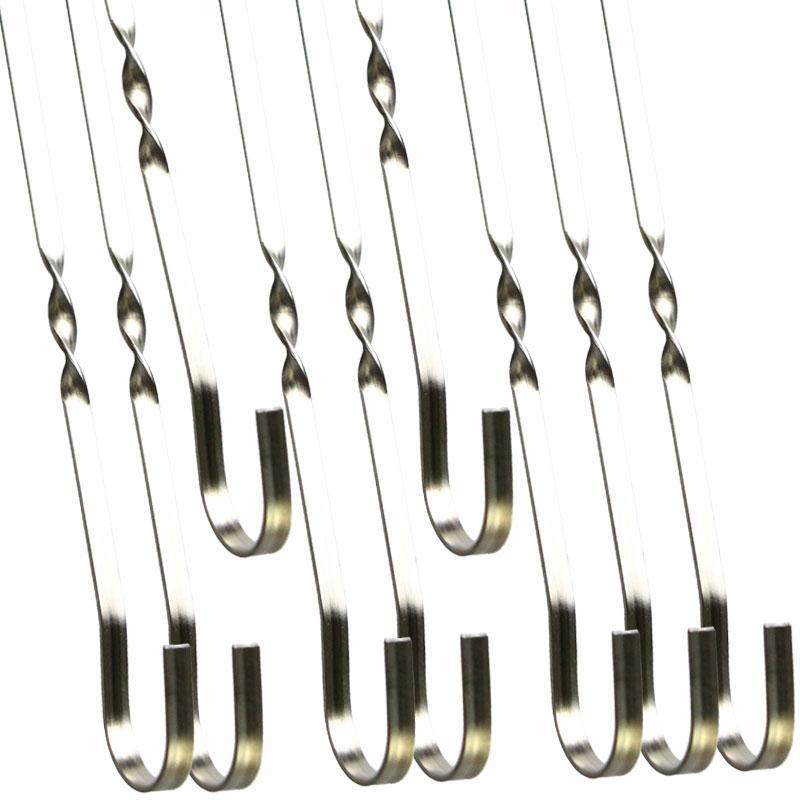 バーベキュー串 ステンレス鋼 40cm 幅広 フラットバーベ - Outdoor Camping Utensils のレビューと価格