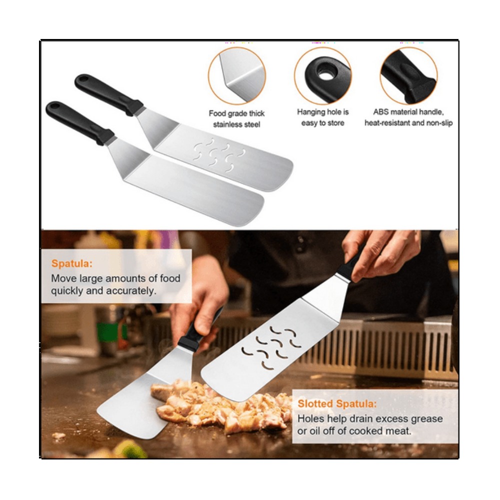 6 個バーベキューツールセットグリドルアクセサリーキットツー - Outdoor Camping Griddle のレビューと価格