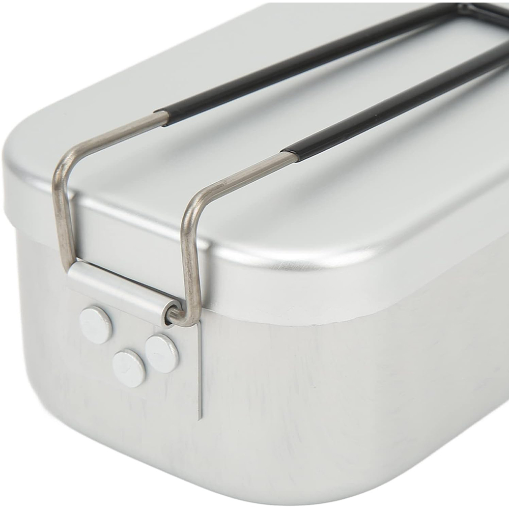 800 ミリリットルアルミ弁当箱屋外キャンプ調理器具食器折り - Outdoor Camping Uk のレビューと価格