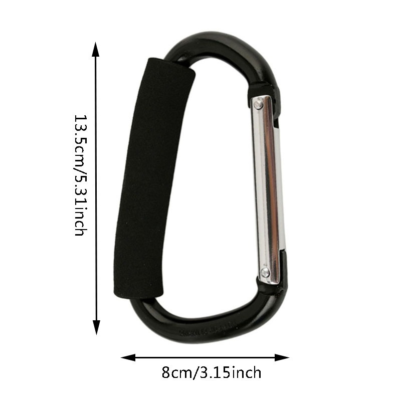 135 ミリメートル * 8 ミリメートル大型カラビナフック - Outdoor Camping Shop のレビューと価格