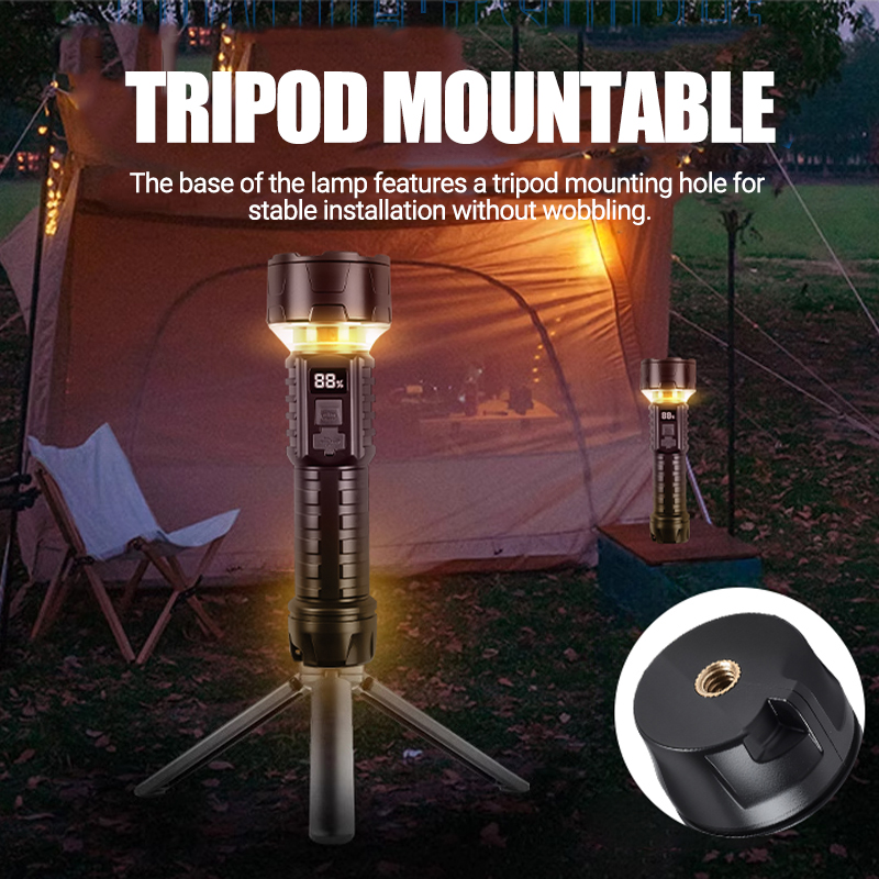 COB LED 懐中電灯充電式ランタン 7 コアキャンプトー - Outdoor Camping Lighting のレビューと価格