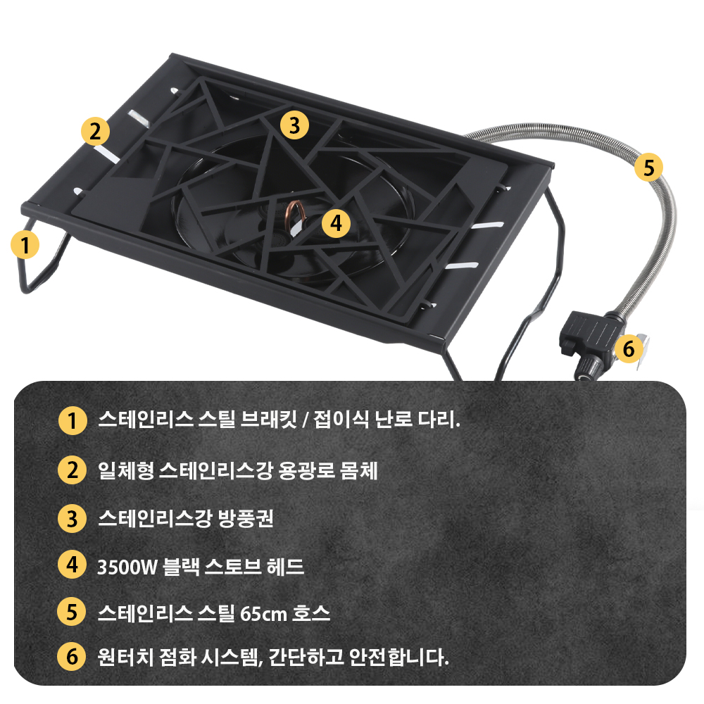 Pandatour キャンプ IGT ストーブ 6500W  - Outdoor Camping Heater For Tent のレビューと価格