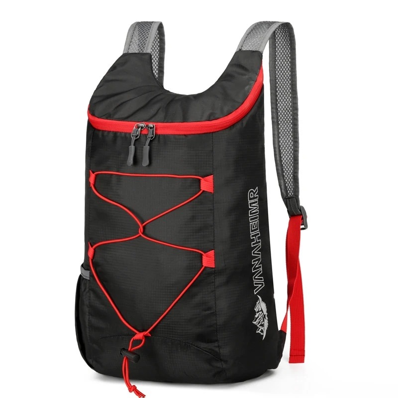 多機能アウトドア折りたたみバックパック高密度軽量防水ナイロン - Outdoor Y Camping のレビューと価格