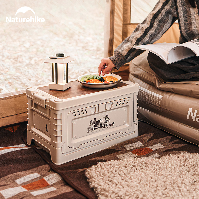Naturehike-キャンプ用折りたたみ式収納ボックス,大 - Outdoor Camping Table With Storage のレビューと価格
