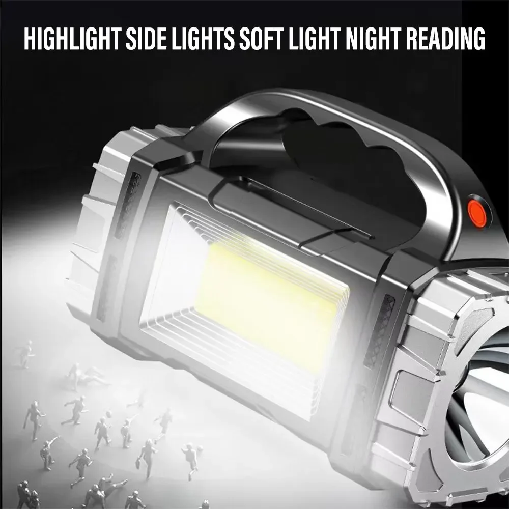 新しいアップグレード充電式ハイパワーソーラー LED 懐中電 - Outdoor Camping And Fishing のレビューと価格