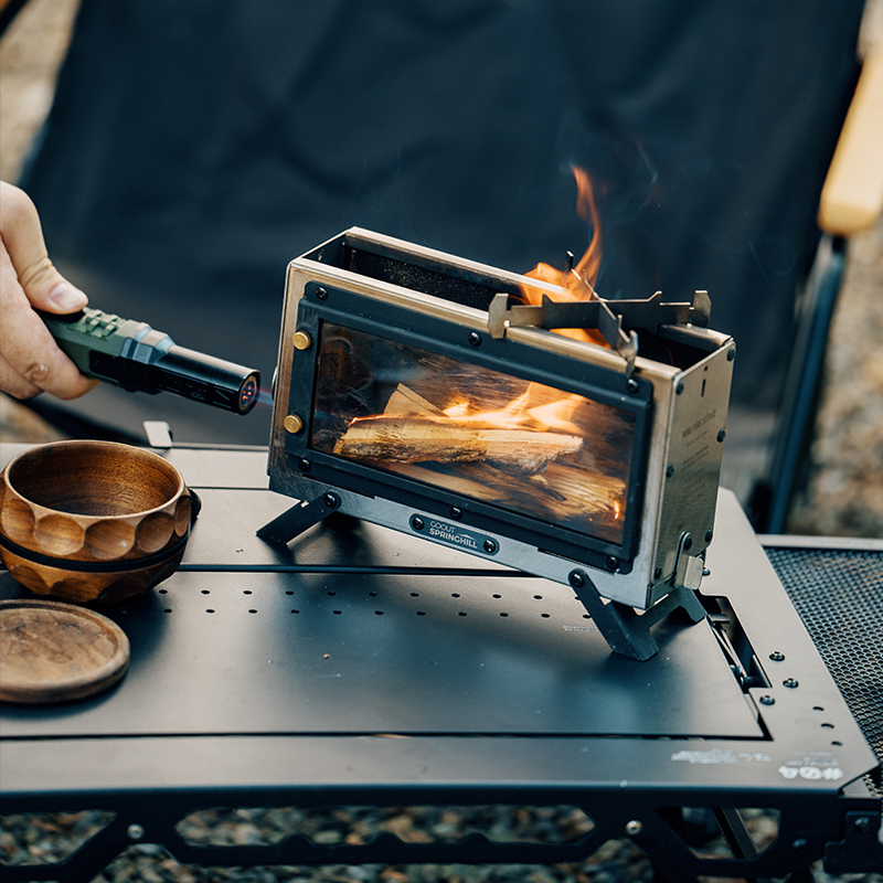 Goout スプリングヒル ウッドストーブ ポータブル薪スト - Outdoor Camping Stove Wood のレビューと価格