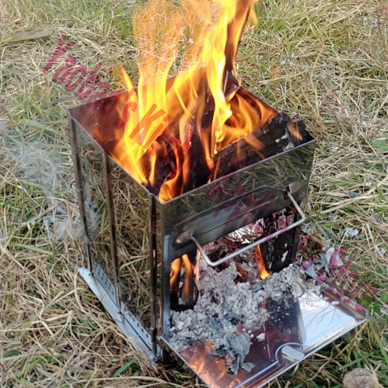 ウッドストーブ アウトドア キャンプ用品 分解可能なポータブ - Outdoor Camping Stove Wood のレビューと価格