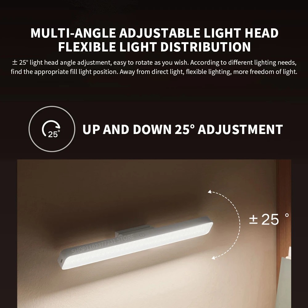 MIJIA 磁気読書灯 36cm 拡張ランプヘッド Ra90 - Headlamp のレビューと価格