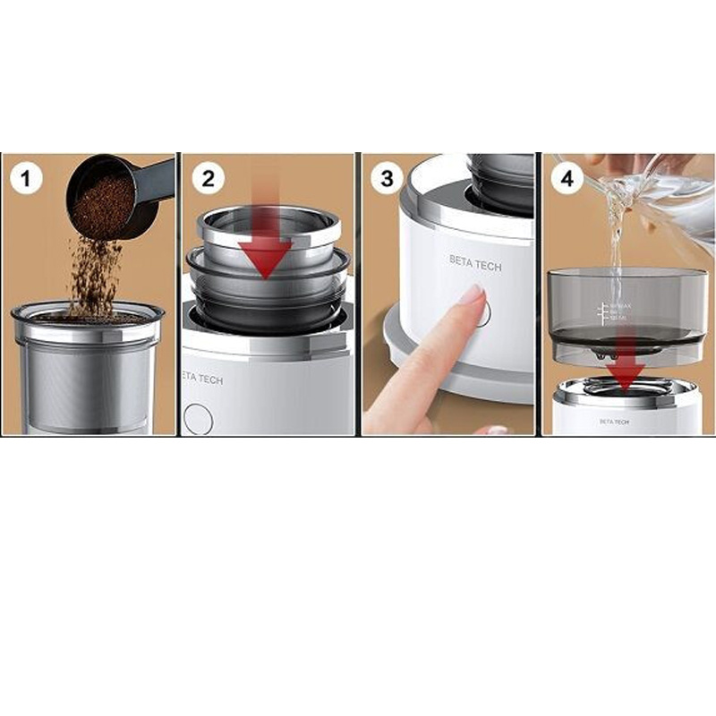 ポータブル自動ハンドドリップコーヒーメーカー屋外手醸造ドリッ - Camp Percolator Coffee のレビューと価格