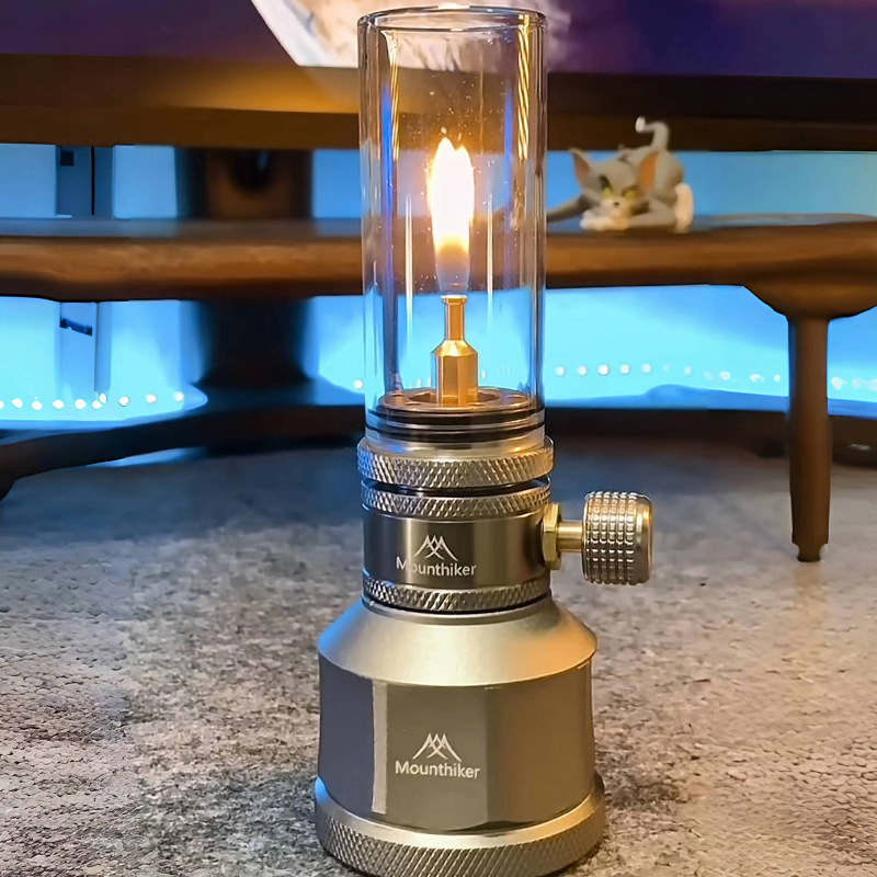 キャンプ用ガスランプ ポータブル 小型 吊り下げ式 ガラスガ - Outdoor Camping Heater For Tent のレビューと価格