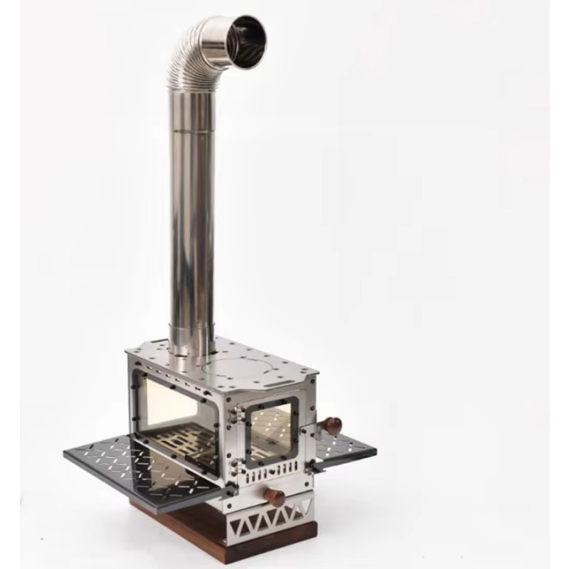 ミニポータブルステンレス鋼製薪ストーブ、屋外キャンプ用卓上暖 - Outdoor Camping Fireplace のレビューと価格