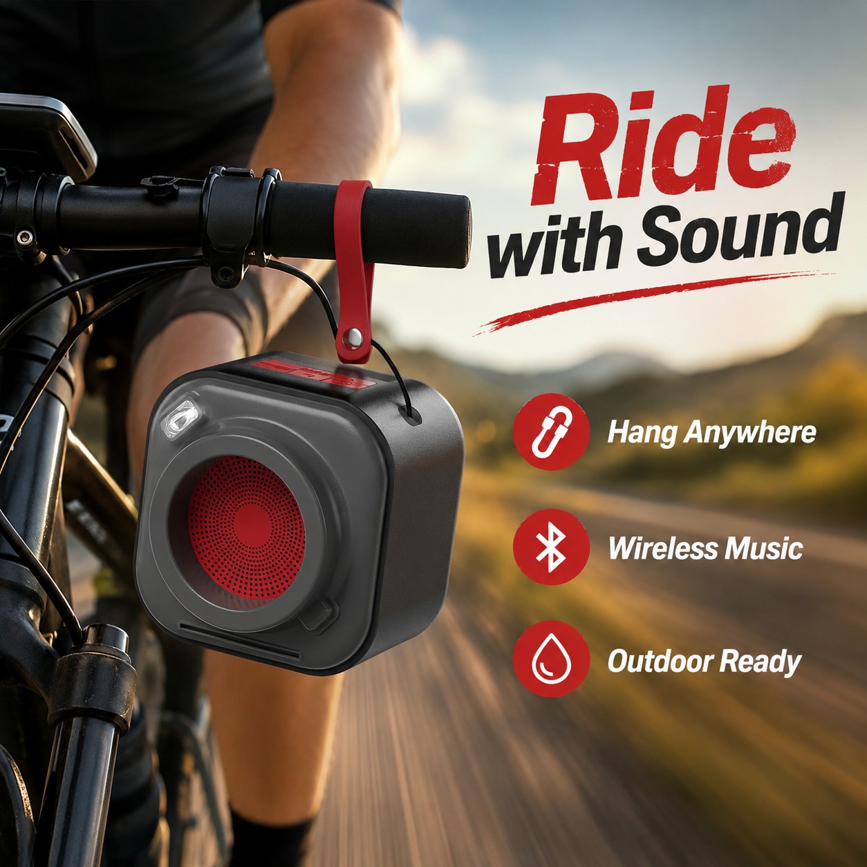 ミニポータブルBluetoothスピーカー、ワイヤレス屋外サ - Outdoor Camping Videos のレビューと価格