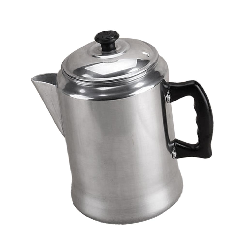 キャンプ用アルミコーヒーポット、ポータブルウォーターケトル、 - Camp Percolator Coffee のレビューと価格